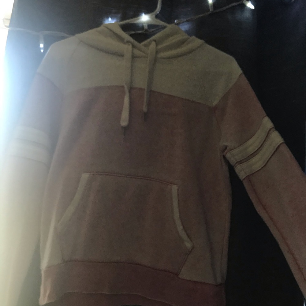 pink and white sweatshirt (forever 21, Medium)